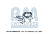 Mounting kit, catalytic converter