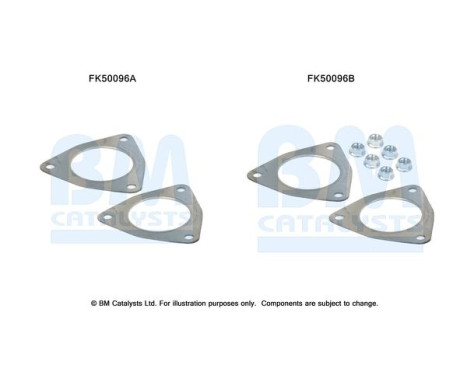 Mounting kit, exhaust pipe