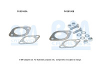 Mounting kit, exhaust pipe