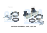 Mounting kit, exhaust pipe