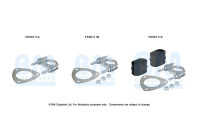 Mounting kit, exhaust pipe