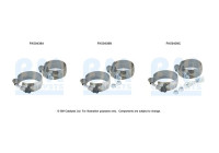 Mounting kit, exhaust pipe