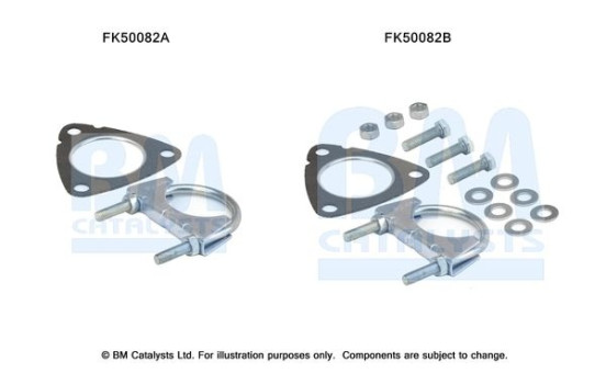 Mounting kit, exhaust pipe