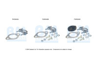 Mounting kit, exhaust pipe