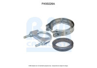 Mounting kit, exhaust pipe