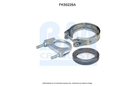 Mounting kit, exhaust pipe