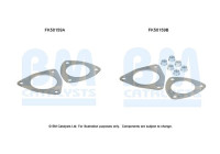 Mounting kit, exhaust pipe