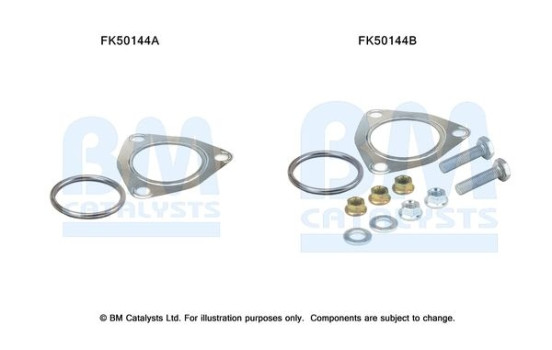 Mounting kit, exhaust pipe