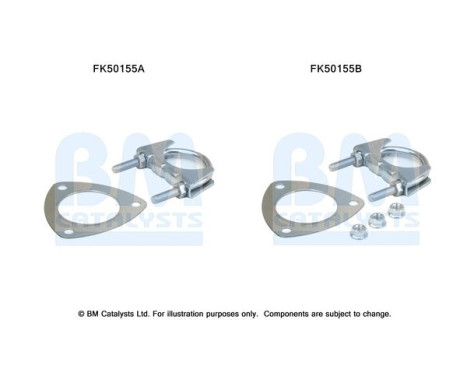 Mounting kit, exhaust pipe