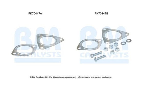 Mounting kit, exhaust pipe