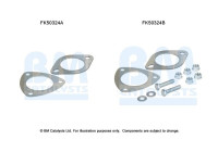 Mounting kit, exhaust pipe
