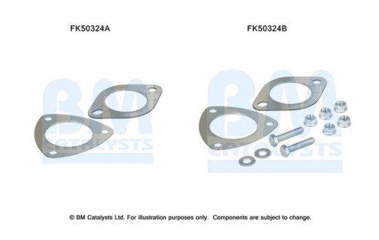 Mounting kit, exhaust pipe