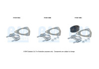 Mounting kit, exhaust pipe