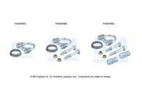Mounting kit, exhaust pipe