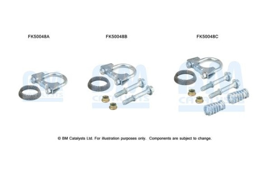 Mounting kit, exhaust pipe
