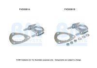 Mounting kit, exhaust pipe