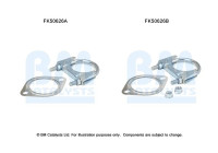 Mounting kit, exhaust pipe