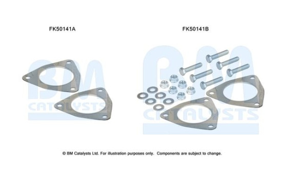 Mounting kit, exhaust pipe
