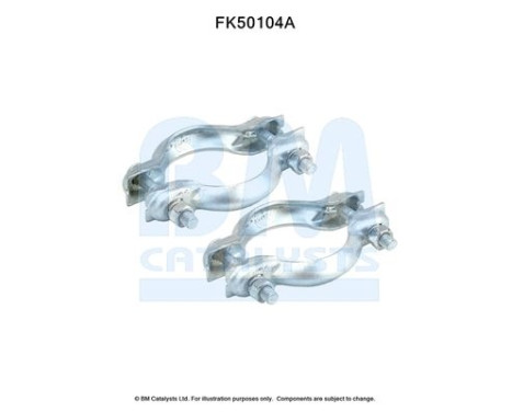 Mounting kit, exhaust pipe