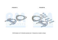 Mounting kit, exhaust pipe