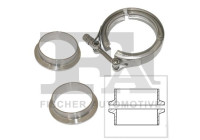 Pipe connection, exhaust system