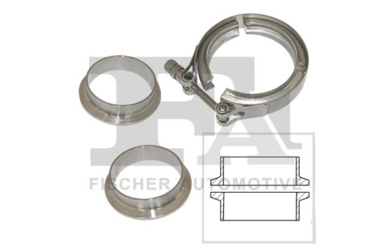 Pipe connection, exhaust system