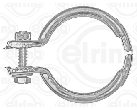 Pipe connection, exhaust system, Image 2