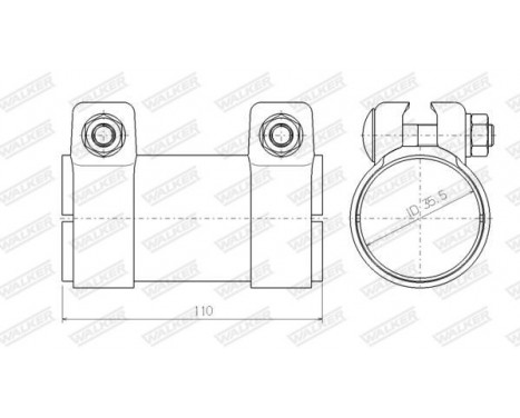 Pipe Connector, exhaust system, Image 8