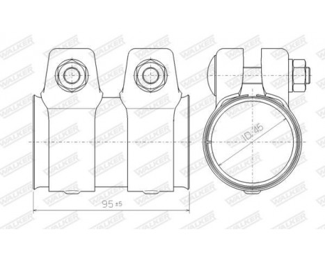 Pipe Connector, exhaust system, Image 9