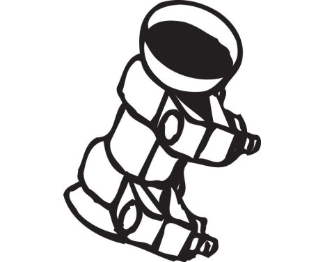 Pipe Connector, exhaust system, Image 3