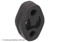 Rubber bearing exhaust