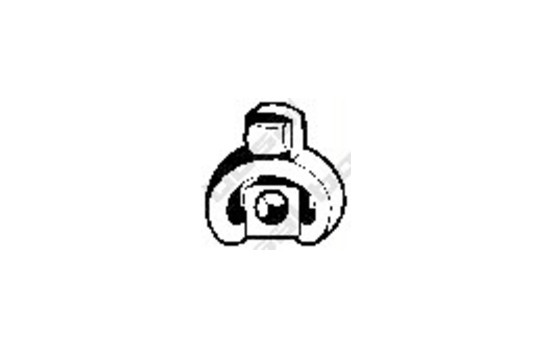 Rubber Strip, exhaust system, Image 2