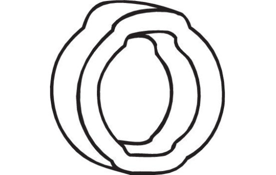 Rubber Strip, exhaust system, Image 2