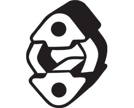 Rubber Strip, exhaust system, Image 2