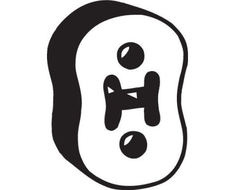 Rubber Strip, exhaust system, Image 2