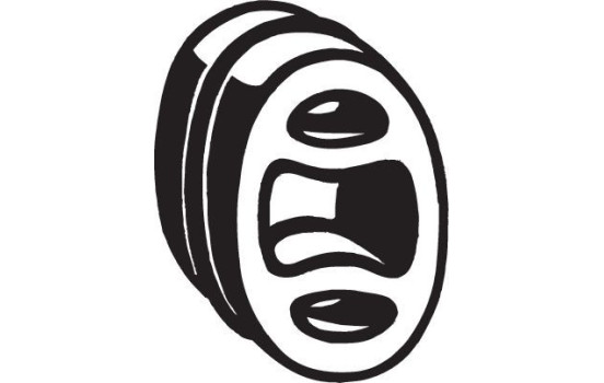 Rubber Strip, exhaust system, Image 3