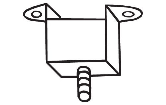Rubber Strip, exhaust system, Image 2