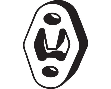 Rubber Strip, exhaust system, Image 2