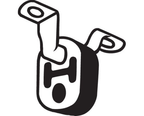 Rubber Strip, exhaust system, Image 2