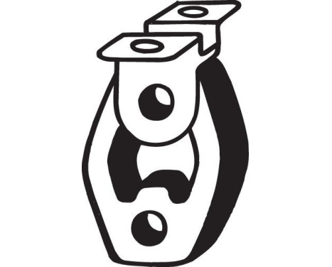 Rubber Strip, exhaust system, Image 2