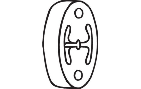 Rubber Strip, exhaust system, Image 3