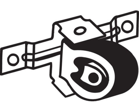 Rubber Strip, exhaust system, Image 2