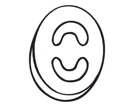 Rubber Strip, exhaust system, Image 2