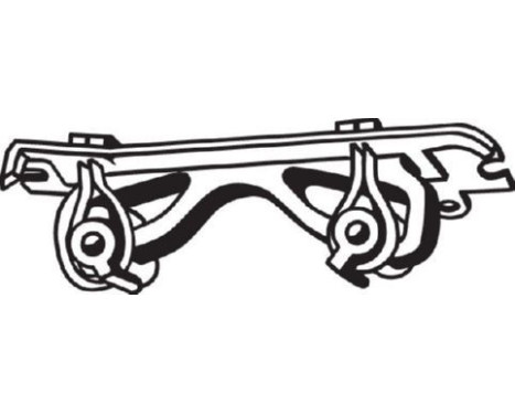 Rubber Strip, exhaust system, Image 2