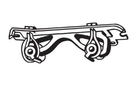 Rubber Strip, exhaust system, Image 2