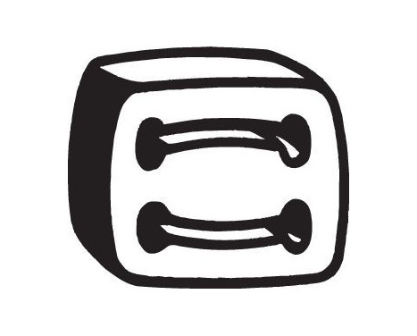 Rubber Strip, exhaust system, Image 2