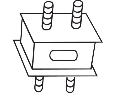 Rubber Strip, exhaust system, Image 2