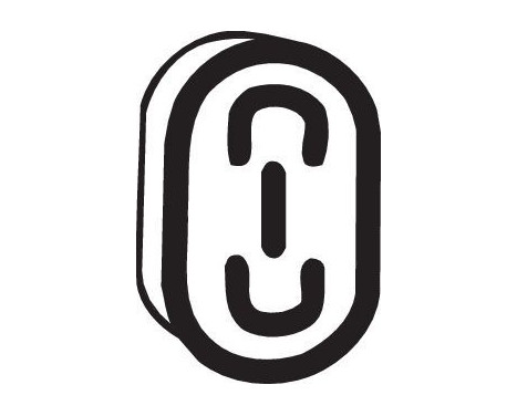 Rubber Strip, exhaust system, Image 2