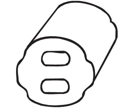 Rubber Strip, exhaust system, Image 2