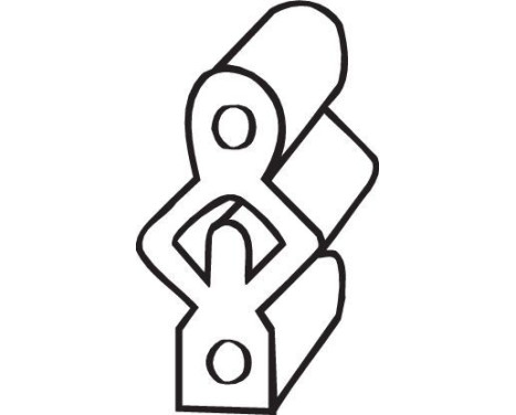 Rubber Strip, exhaust system, Image 2